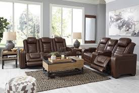 Backtrack Leather Power Reclining Sofa