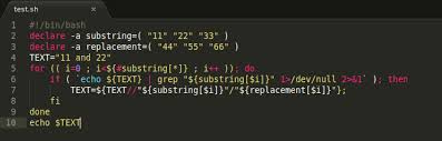 s string replacement syntax bug