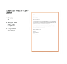 16 simple appointment letters pdf doc