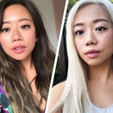 This is partially due to the fact that it tends to be quite dark, as well as the fact that it's very thick, and doesn't pick up color as well as fine hair does. What It S Really Like To Dye Your Hair Platinum Blonde