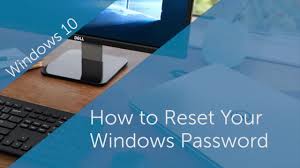 how to reset pword in windows 10