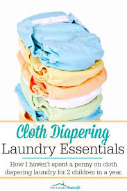laundry for cloth diapering