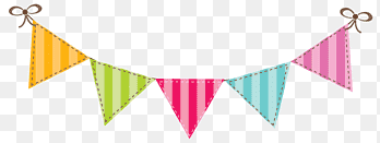 white and green pennant flags paper