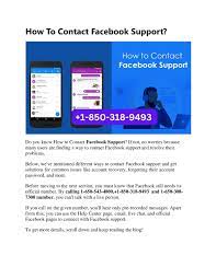 ppt how to contact facebook support