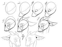 Draw it with a light hand so that you can convert it accordingly. Dragon Furry Head Base Drawing Novocom Top