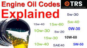 engine oil codes explained sae