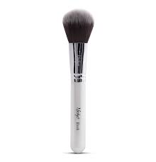 pearlescent white makeup brush set