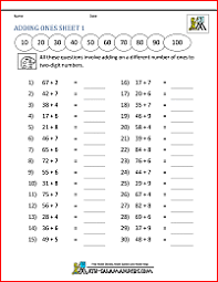 Download and print the worksheets to do puzzles, quizzes and lots of other fun activities in english. Mental Math Worksheets