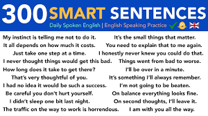 300 smart english sentences for daily