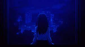 Blue Anime Night Sky GIF - Blue Anime Night Sky - Discover & Share GIFs