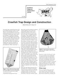 crawfish trap design and construction