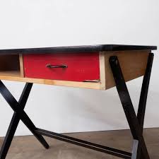 The red desk is metro dc dsa's internal support system. Wooden Writing Desk With Red Drawer And Formica Top By Coen De Vries For Devo 1960s For Sale At Pamono