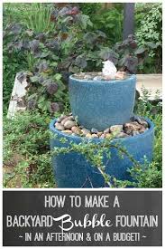 how to make a diy bubble fountain