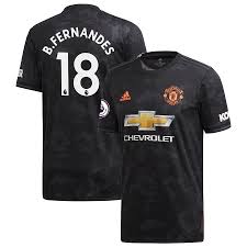 This is the first leak of the colours for the 3rd kit. Adidas Bruno Fernandes Manchester United Black 2019 20 Third Replica Jersey