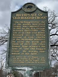 the old rugged cross historical marker