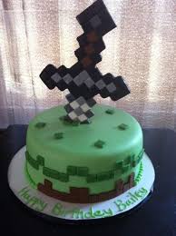 minecraft birthday cakes