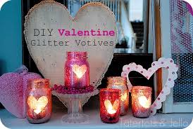 Diy glitter mason jar tutorial. Valentine Glitter Mason Jar Tutorial Tatertots And Jello