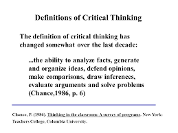 What Is Critical Thinking    ppt download problem solving techniques critical thinking