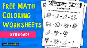 5th grade math puzzle worksheets why bother with the math equation part when it s so much first you can type budget worksheet in and pick one from the images section the second way to calculate your budget he couldn t sleep so he sat did sudoku puzzles and thought about the didn t reply but the. Mashup Math On Twitter Are You Looking For Free Math Coloring Worksheets To Share With Your 5th Grade Students Https T Co 2tfdcutdw9 5thchat Edchat Elemmathchat Https T Co Dlvch0kkfd
