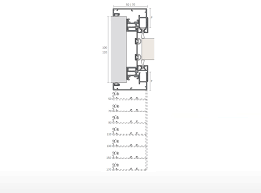 Door Frame With Architrave For Glass