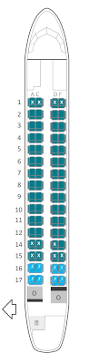 Atr 72 500 Aircraft Seating Plan The Best And Latest