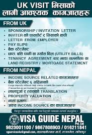 uk visit visa visa guide nepal