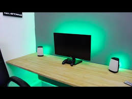 Make Any Desk Set Up Awsome Led Strip Lights Led Desk Lighting Strip Lighting Led Strip Lighting
