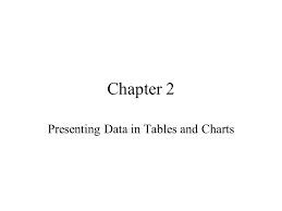 Chapter 2 Presenting Data In Tables And Charts 2 1 Tables