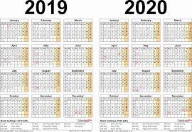 Beautiful 15 Sample Three Year Calendars For 2019 2020 2021 Uk For