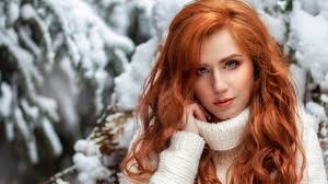 winter makeup looks for redheads
