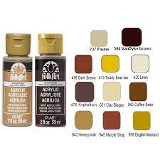creamy paint brown color chart