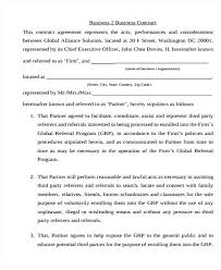 General Partnership Agreement Preview Business Template Pdf