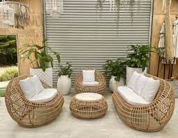 outdoor cane event furniture for hire