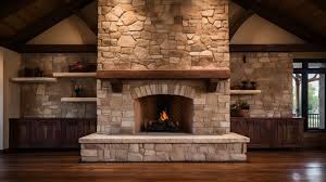Rustic Stone Fireplace Images Browse
