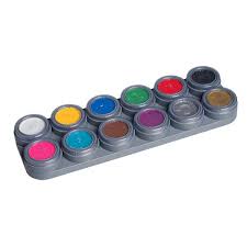 water make up kit 12 color palette a