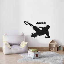 Football Player Name Wall Sticker