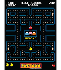 8 5x11 pac man original rug rr games