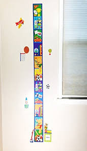 Amazon Com Kids Room Wall Decal Growth Chart Sports And