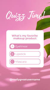 quiz about favorite makeup