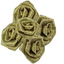Diy embroidery ii how to make hand embroidery flower on cloth easy step by step ii hand embroidery. Utkarsh Artificial Gold Color Handmade Nylon Cloth Rose Flowers Pack Of 50 Gram Approxly 90 Pcs For Craft Making Material Bouquet Making Decorations And Gift Packing Wrappings Artificial Gold Color Handmade Nylon Cloth Rose Flowers Pack