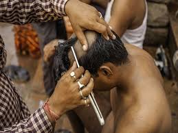 why do hindus shave off their head