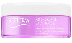 biotherm biosource balm cleanser makeup