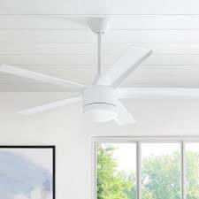 Frosted Glass Shade Ceiling Fan