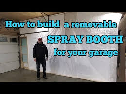 removable spray booth for your garage