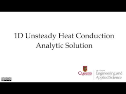 1d Unsteady Heat Conduction Ytic