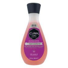 cutex non acetone nail polish remover