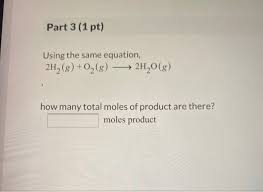 Solved A Chemical Equation Is A