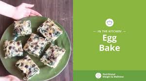 egg bake recipe nutritional weight