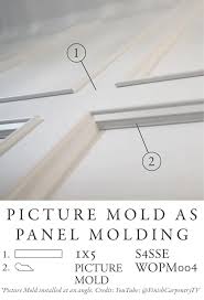 Picture Mold As Panel Molding Callouts