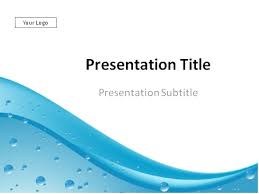 Download Water Drops Abstract Background Powerpoint Template